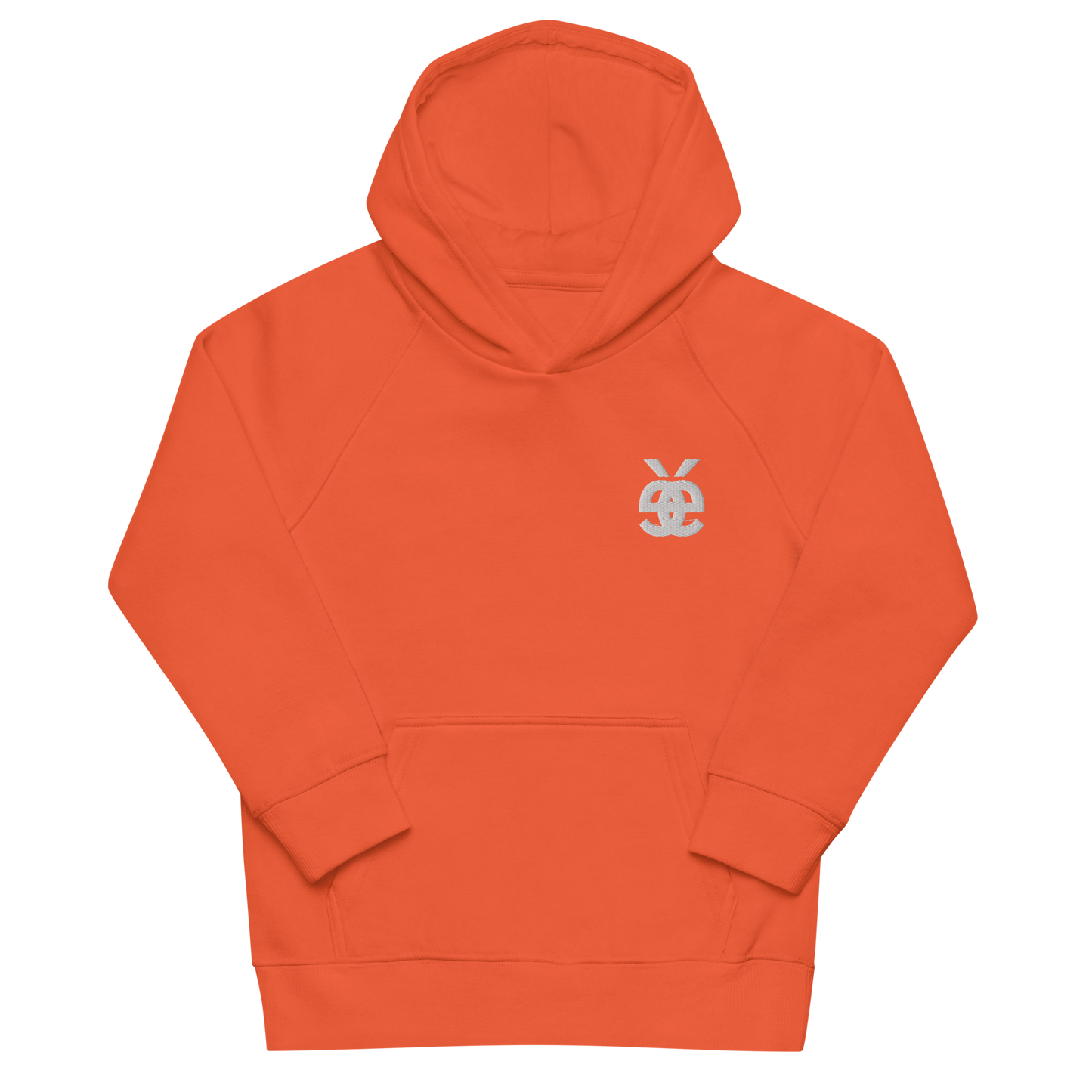 Kids eco hoodie embroidery logo Fränk Parédahl