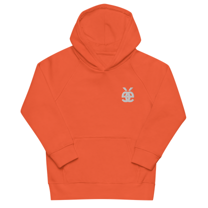 Kids eco hoodie embroidery logo Fränk Parédahl